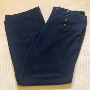 J. Crew navy sailor trousers